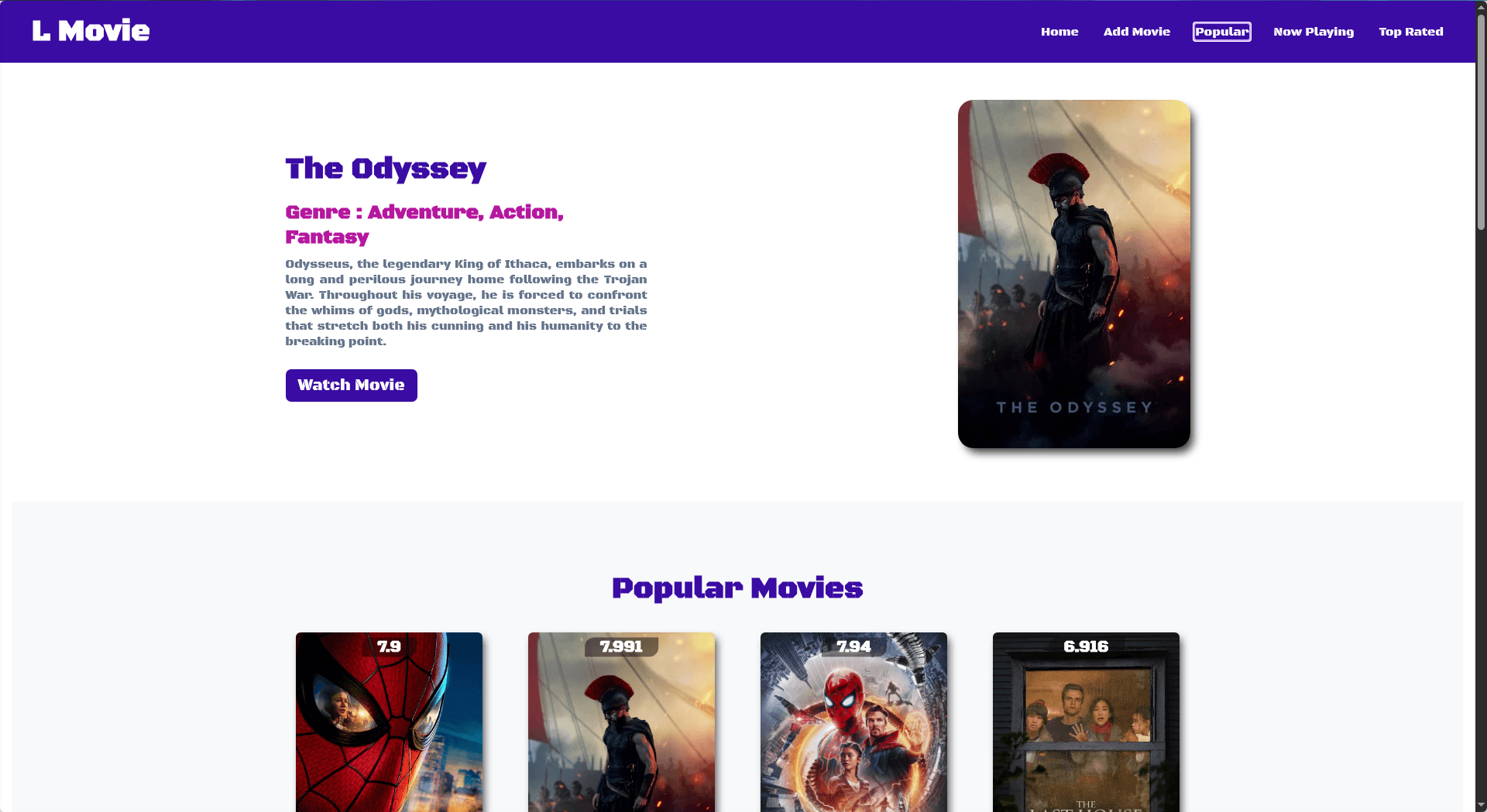 L-Movie (Movie Discovery)