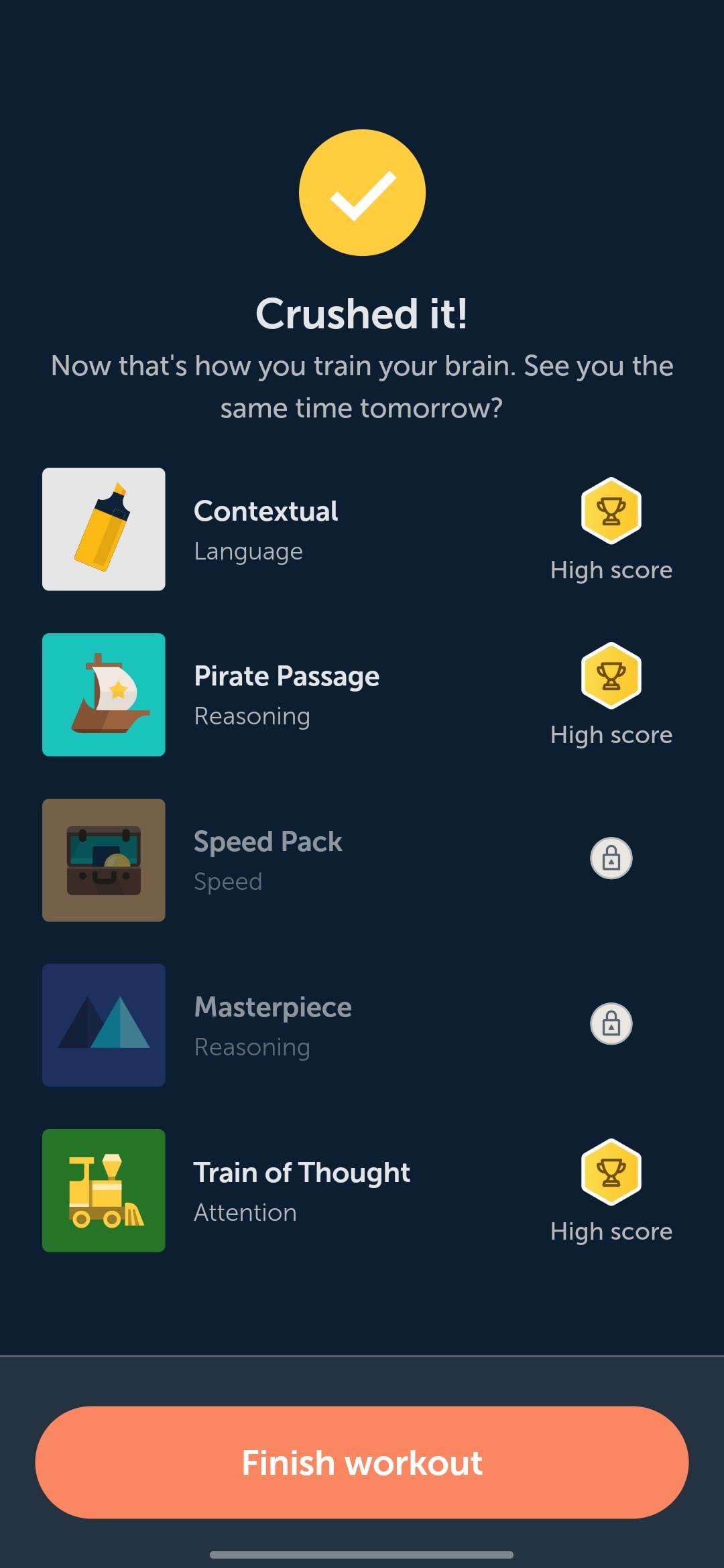 All Game Highscore Lumosity