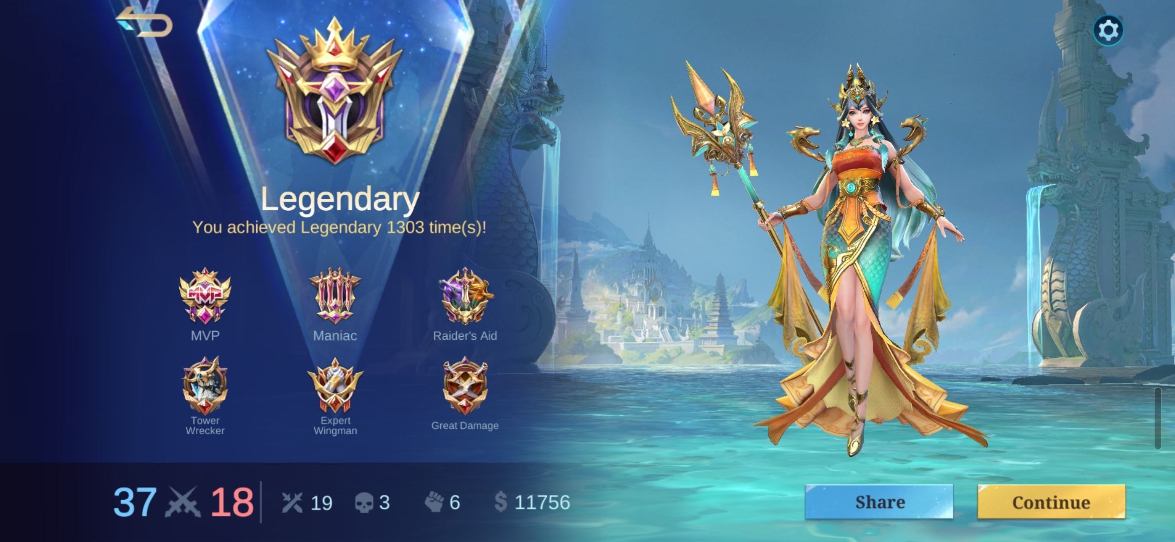 Achievement Mobile Legends Bang Bang